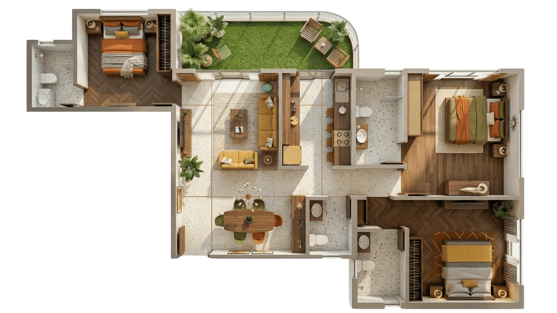Contemporary Floor Plan