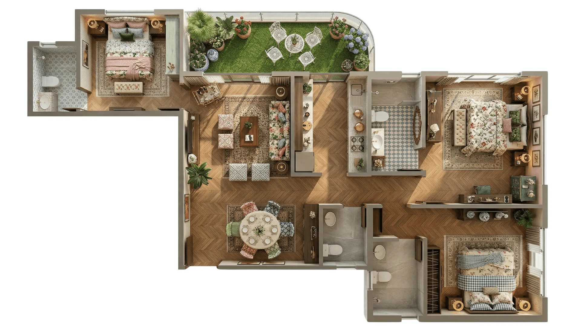 Cottagecore Floor Plan