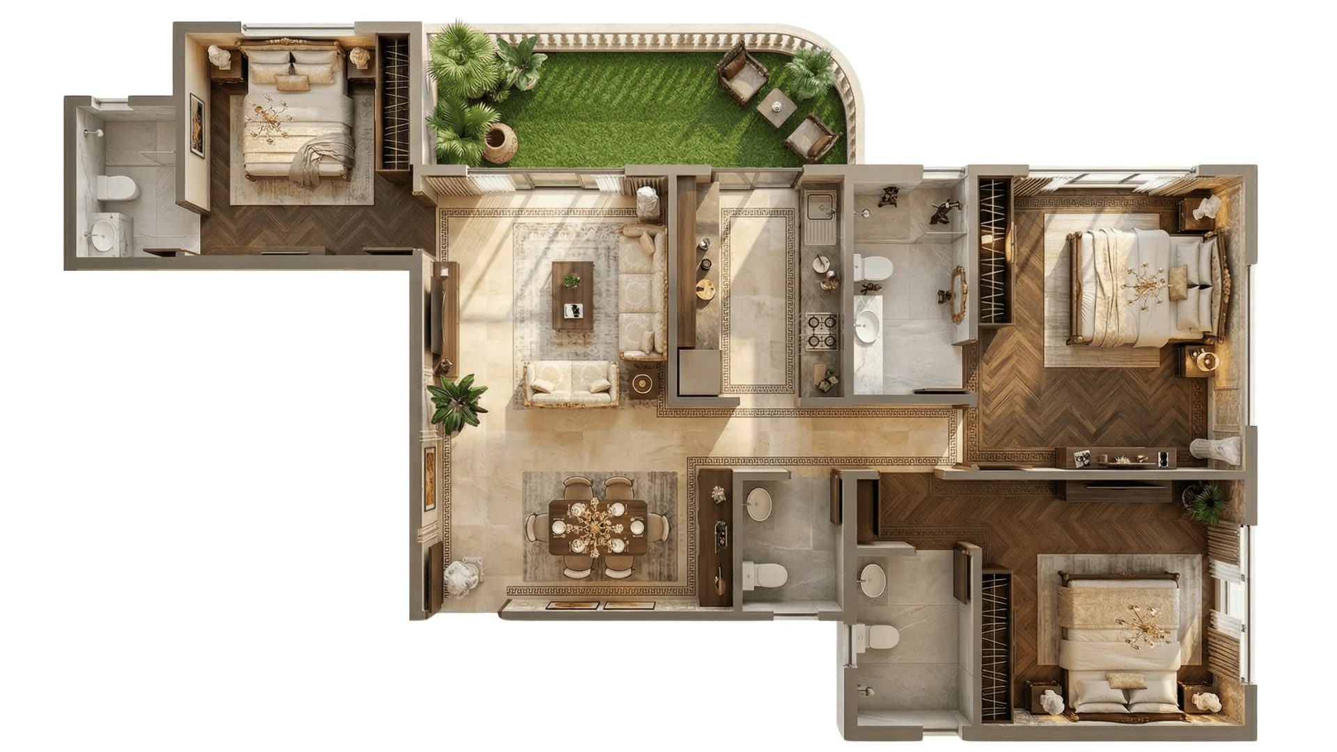 Organic Floor Plan