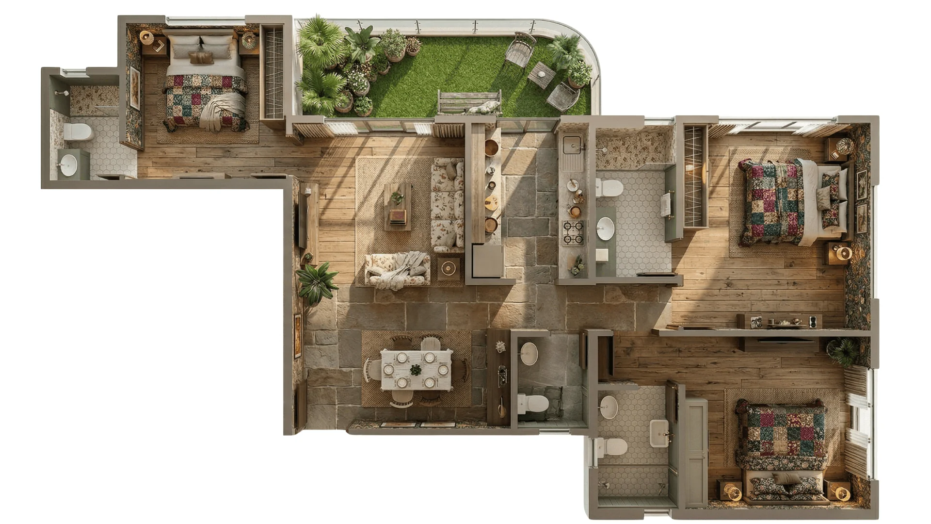 Rustic Floor Plan