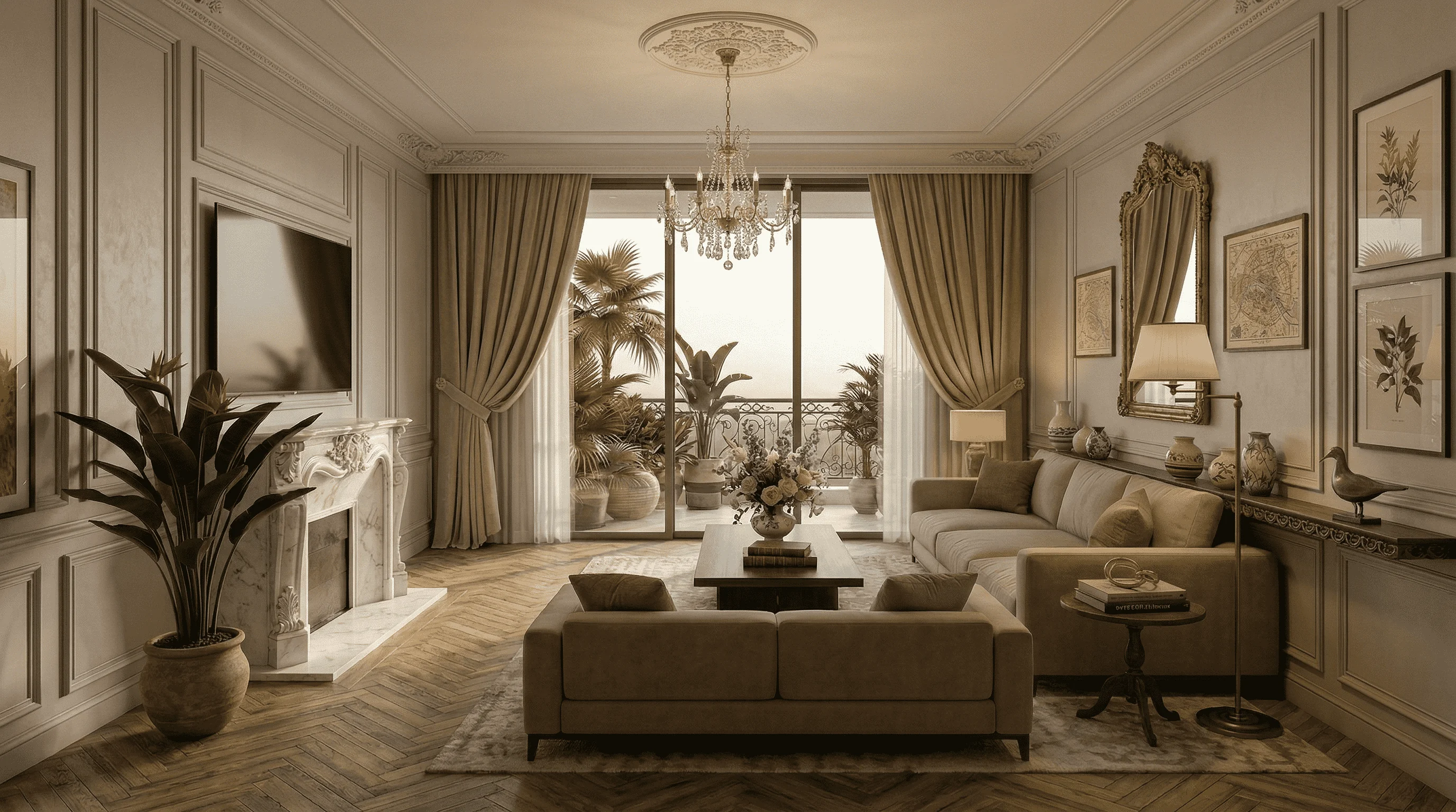 French Classical Interior