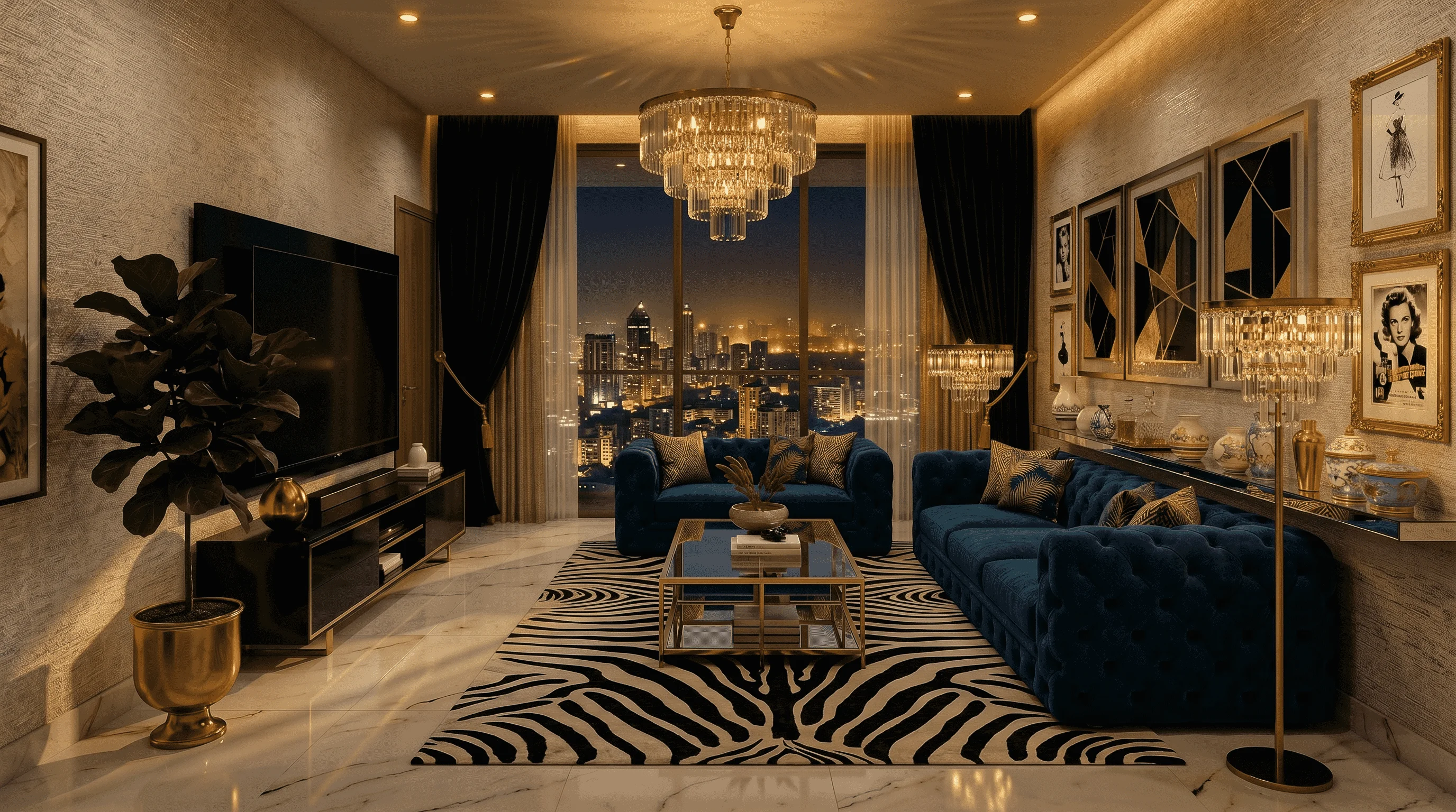 Hollywood Regency Evening